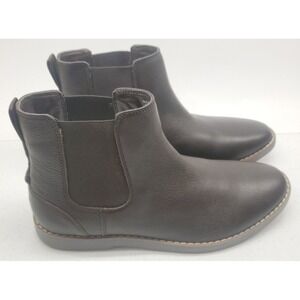 Sperry Men's Newman Leather Chelsea Boots Brown STS25406 Size 9M New/Blem
